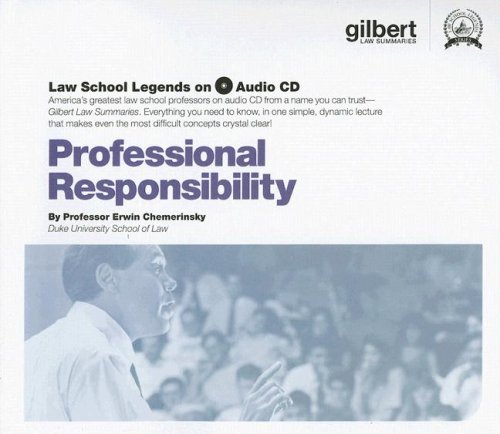 Professional Responsibility, (Law School Legends Audio Series)