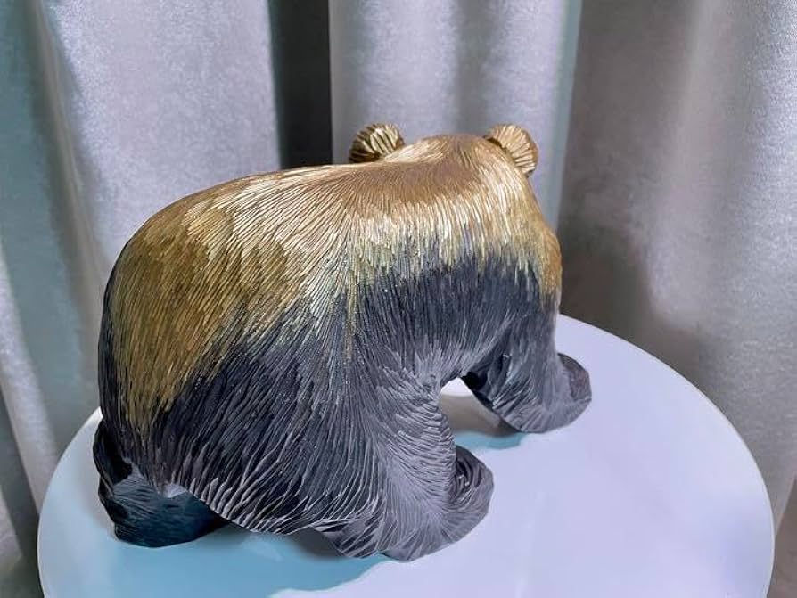 Amazon.co.jp: 木彫りの熊 アップサイクルアート : Home & Kitchen