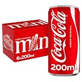 Coca-Cola Sabor Original Refresco de Cola Pack 6 Mini 200 ml
