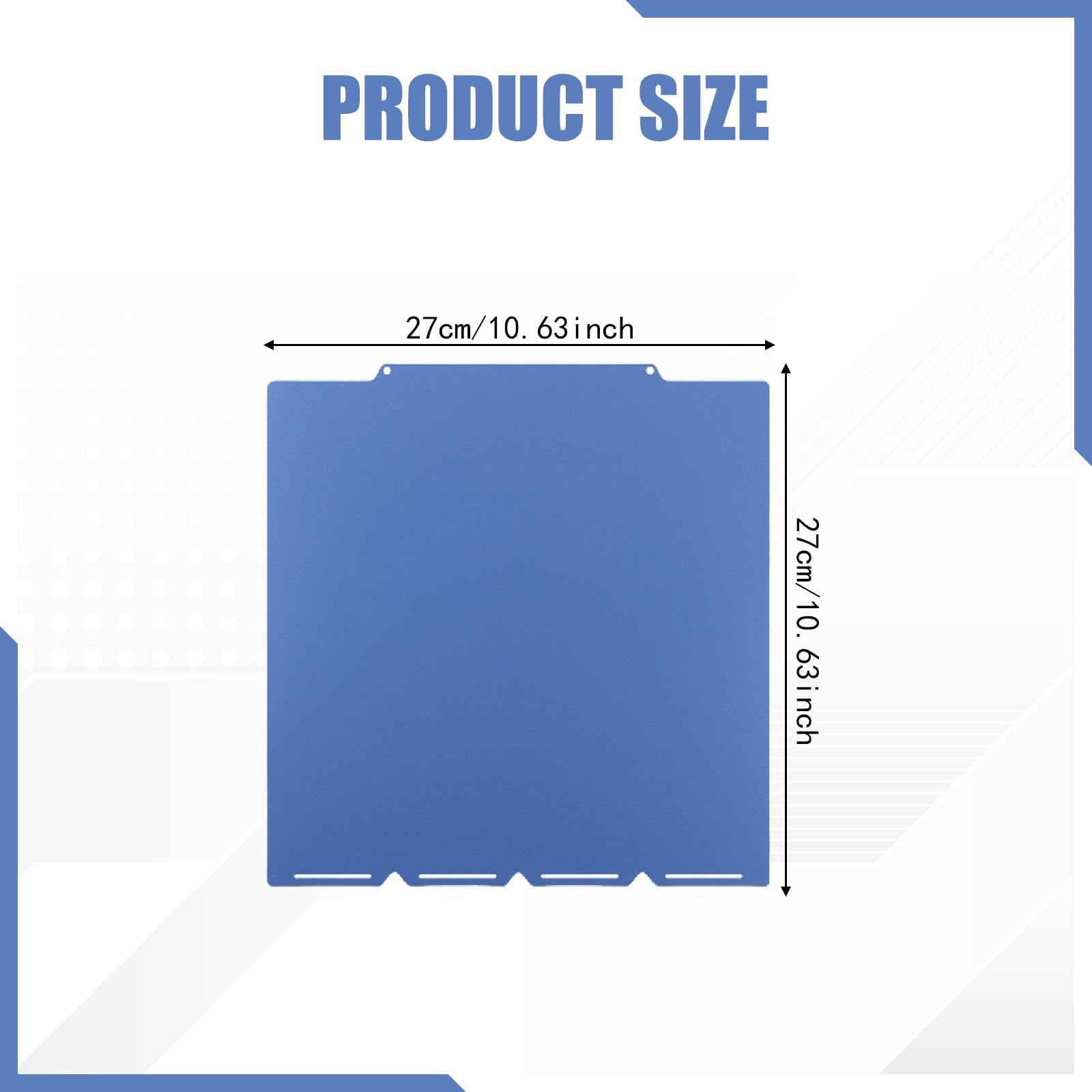 Pei Placa Impresora Cama Impresión Flexible Acero Resorte Textura Adecuada para Piezas Técnicas Diseño Industrial Uso