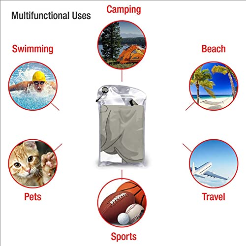 Serviette de plage en microfibre pour camping et gym - 7