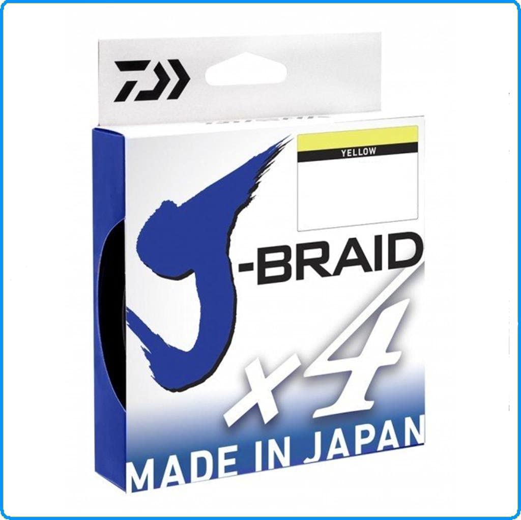 Daiwa - Fishing Braid J Braid 4B 270M, 21/100, Yellow - 12740121 — image 1