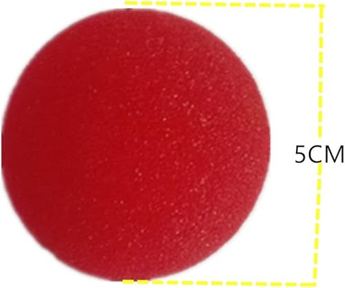 Miniatura 2 de Heandi - 12 piezas de disfraz de nariz de payaso de espuma, para fiesta de Halloween, rojo y rojo