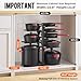MUDEELA Pots and Pans Organizer under Cabinet 20.8