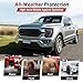 2025 Upgraded Mud Flaps for 2021-2026 Ford F150 Accessories Mudguards All Weather F150 Mudflaps No-Drill Front and Rear-Black,4 Pc. (Not fit Raptor Models)