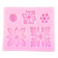 Vista 7 de Broche de diamante moldes de silicona, broche de joyas, molde de fondant, molde de chocolate para decoración de pasteles, decoración de cupcakes