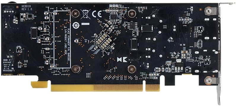 Scheda Video MAXSUN AMD Radeon RX 550 Basso Profilo 4GB GDDR5 sff Computer PC Gaming Video Scheda grafica GPU 128-Bit DirectX 12 PCI Express X16 3.0, HDMI, DisplayPort