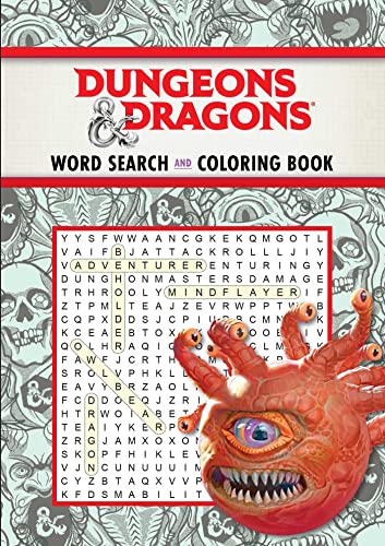 Dungeons & Dragons Word Search and Coloring Book (Coloring Book & Word Search)