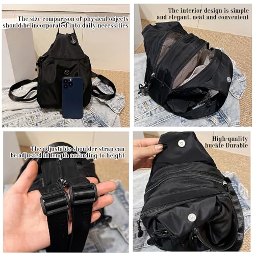 Vovtva Bag, Street Lite Chic Versatile Travel Bag,Multi-Compartment Large Capacity Backpack, Waterproof (Beige)4