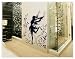 Dancing Fairy Ballerina Silhouette Peel & Stick Removable Wall Decals