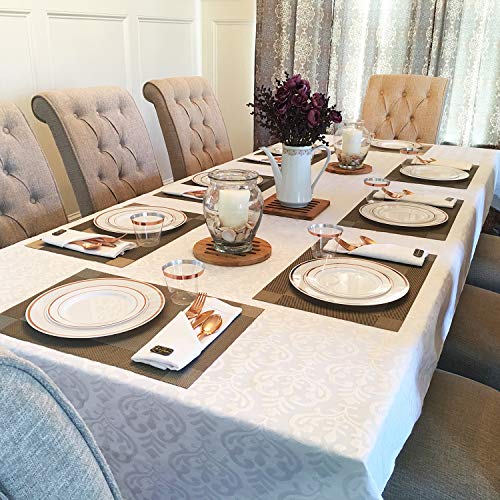 Jl Prime 120 Rose Gold Plastic Silverware Set, Rose Gold Plastic Cutlery Set, Heavy Duty Utensils For Party & Wedding, Disposable Rose Gold Flatware, 40 Forks, 40 Spoons, 40 Knives #TOP1
