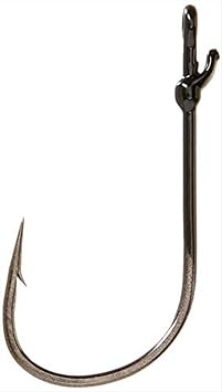 Mustad Grip-Pin Max Soft Plast 2X Strong-Blk Nickel 5 Ct 3 0