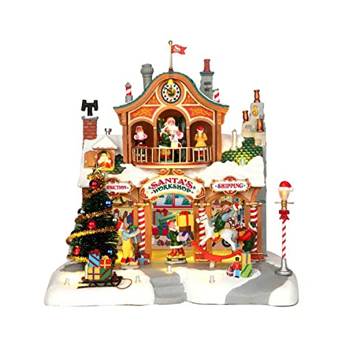 Lemax Wonderland-Sights & Sounds: Santa's Workshop-(35558-UK)