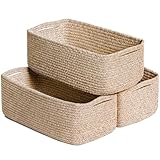 Goodpick Storage Baskets, Closet Shelf Organizers for Gifts Empty Baskets for Shelves Dog Toy Basket Woven Baskets for Storage for Towels for...