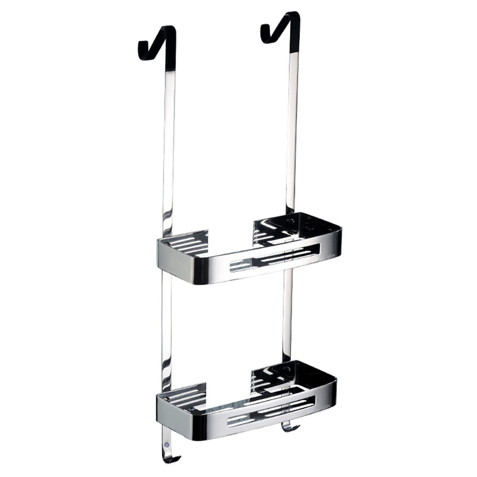 YHdtUO Stainless Steel Hanging Shower Caddy - Double-Sided Storage Rack for Bathroom Organization and Space Saving Silver-Taille Unique
