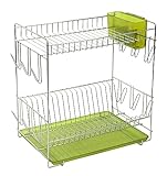 Photo Gallery sauvic scolapiatti, in acciaio inox 18/8, grande, verde, 43 x 25 x 41,5 cm. Photo Gallery sauvic scolapiatti, in acciaio inox 18/8, grande, verde, 43 x 25 x 41,5 cm.