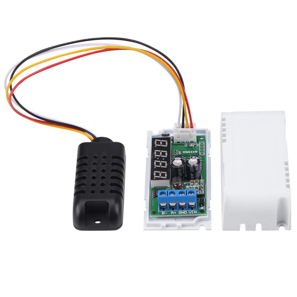 LED Temperatur Feuchtigkeitssensor, RS485 Digitales Display Modbus RTU Luftfeuchtigkeitstemperatursensor Mit Externem Senso