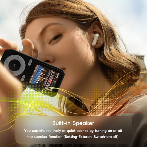 wiwoo 64GB Bluetooth MP3 Player with Speaker,FM Radio,Portable Music Player - image 6
