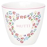 green gate geschirr gold  GreenGate [W] Latte Cup Columbine Mutti White