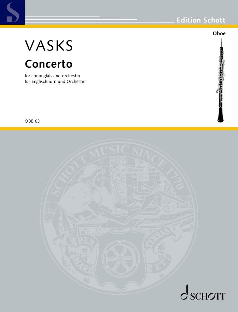 Cor anglais et orchestre : concerto avec réduction pour piano et partie soliste