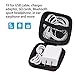 SUNMNS 6 Pieces Headphone Case Earphone Storage Bags Compatible with Earbuds, Sport Headphone