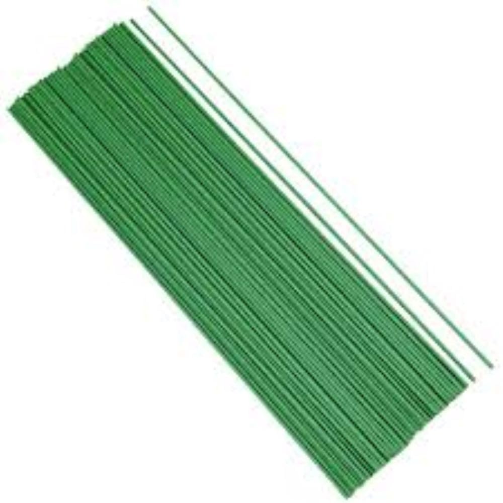 The Lovely Arts Collection Dark Green Floral Stem Wire 22 Gauge, Crafting Floral Wire Artificial Plant Stub Stem for Flower Arrangements for DIY Material - 100 pcs.-image-36