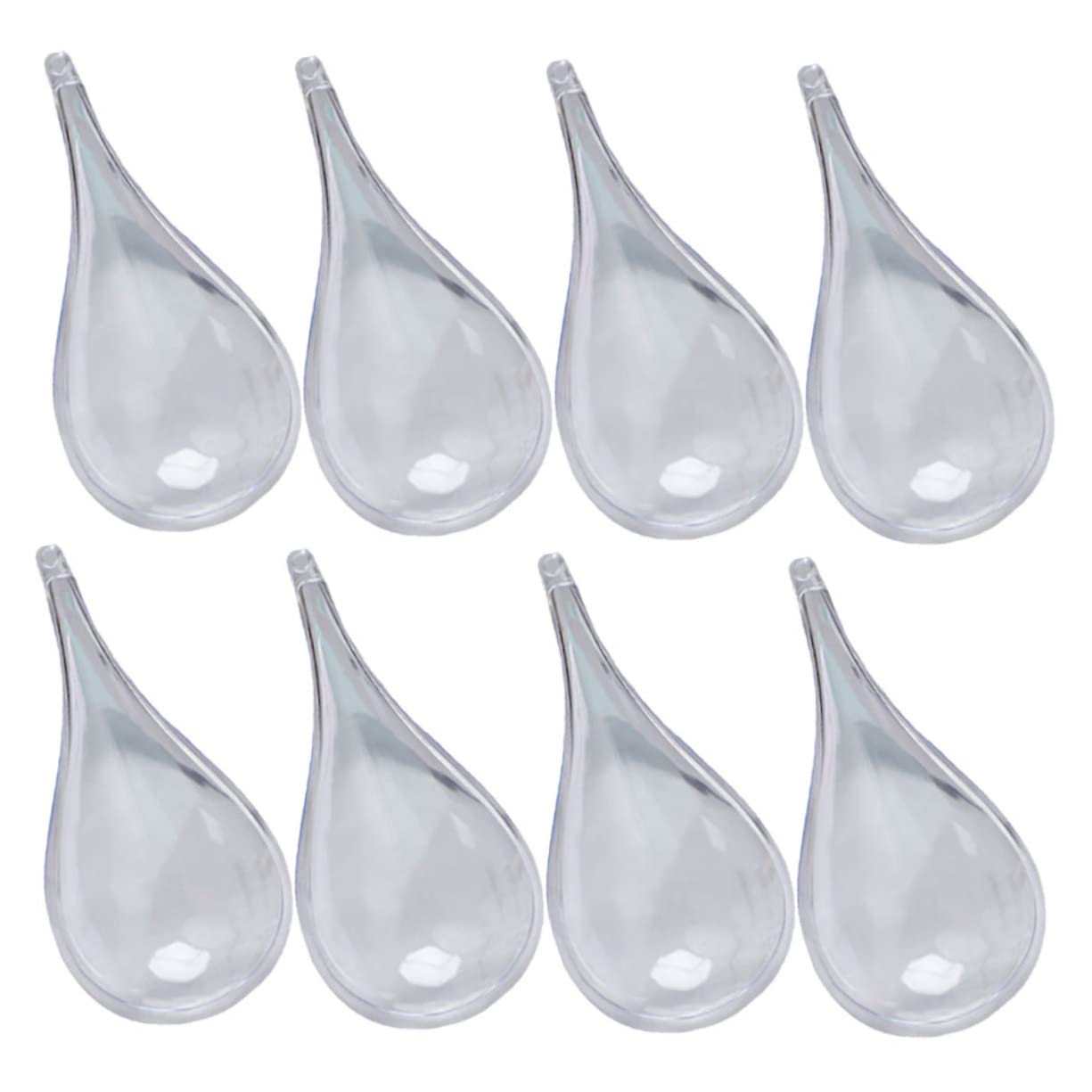 Lot De 8 Décorations En Goutte D’eau Transparentes Kichvoe – À Remplir Soi-même, Suspendre, Pour Noël Ou Mariage - 6