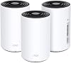 TP-Link Deco PX50 3-Pack, AX3000+G1500, 1 GHz CPU, Powerline/Mesh, Artificial Intelligence Support, Gigabit Ports, Connectivity Up to 150 Devices, Coverage Up to 600 m², Powerline Mesh WiFi 6 System