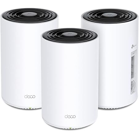 TP-Link Deco PX50 Powerline WLAN Mesh Set (3er Pack), Dualband Wi-Fi 6 AX3000 + G.hn G1500,Reichweite bis zu 600m², ideal zur großer Räume und Dicker Mauern, WPA3, weiß