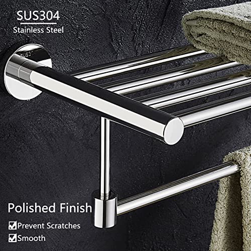 Porte-serviette murale en acier inoxydable Sus 304 de 40 à 120 cm pour cuisine - 4