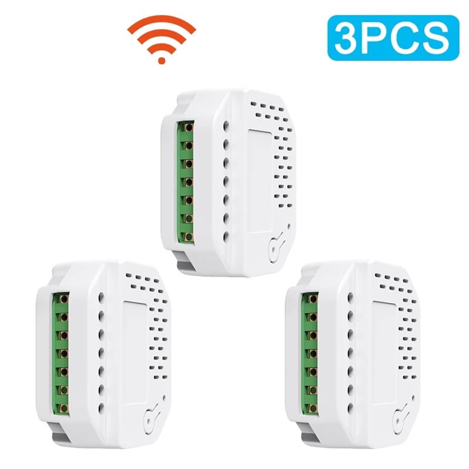 Smart HomeKit Interruttore a Parete WiFi Interruttori della Luce Intelligenti Fai-da-Te Modulo di automazione relè Wireless a 2 Vie Funziona(1PCS Non-HomeKit)