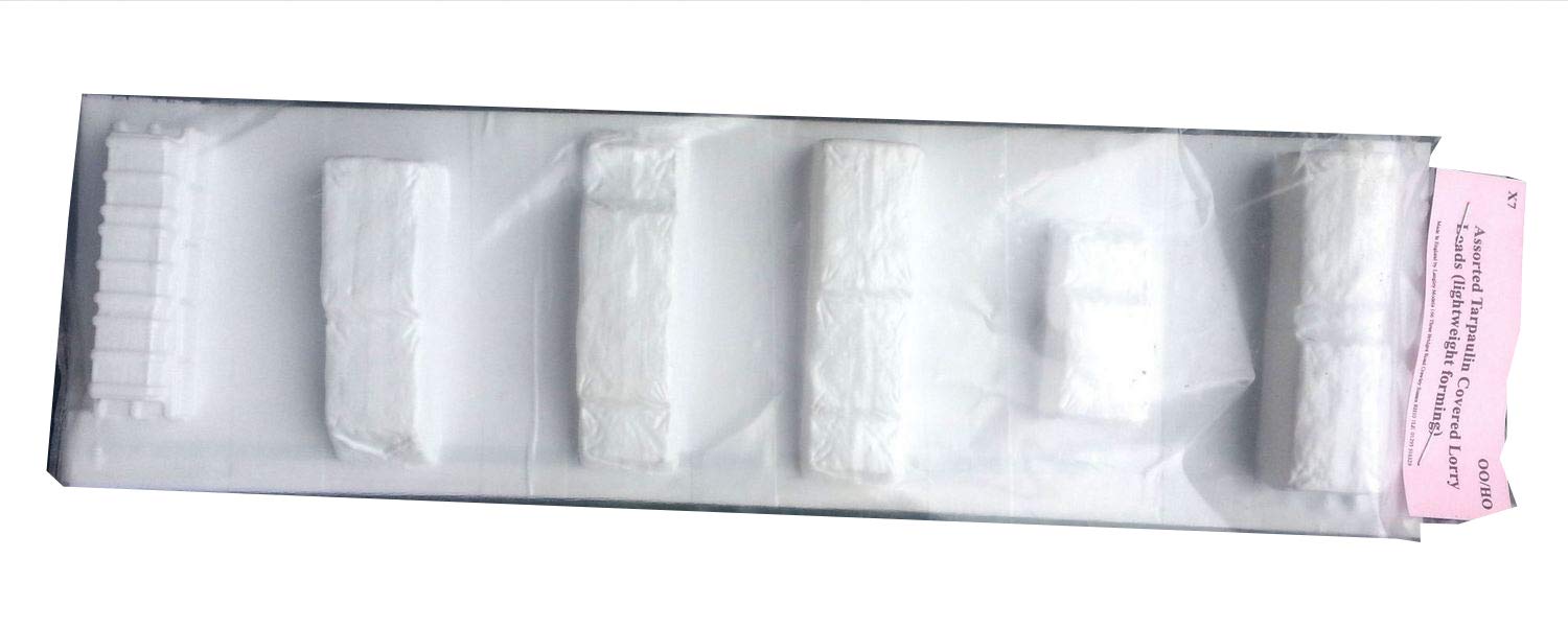 Langley Models 5 Lorry loads 'tarpaulin' covered OO Scale UNPAINTED Kit X7
