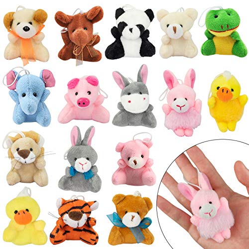 Evoio 16 Pack Easter Eggs Prefilled with Mini Animal Plush Toys, Easter Egg Hunts, Easter Basket Stuffing, Easter Party Favors, Classroom Prize Games Supplies, Party Surprise Gifts for Boys Girls - Thumbnail 7
