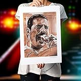 Freddie Mercury 03 Poster 50x70 cm