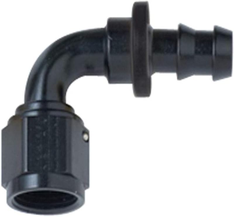 Conexão para mangueira Push Lock Fragola 209006-BL 90° preta tamanho -6 – 1 unidade