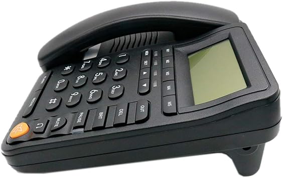 Home Office Phone with Headset JeKaVis J-P17 Call Center Phone and Headphone Corded Phone with Caller ID Multi Functional Landline Telephone for Business Desktop Wired Telephone