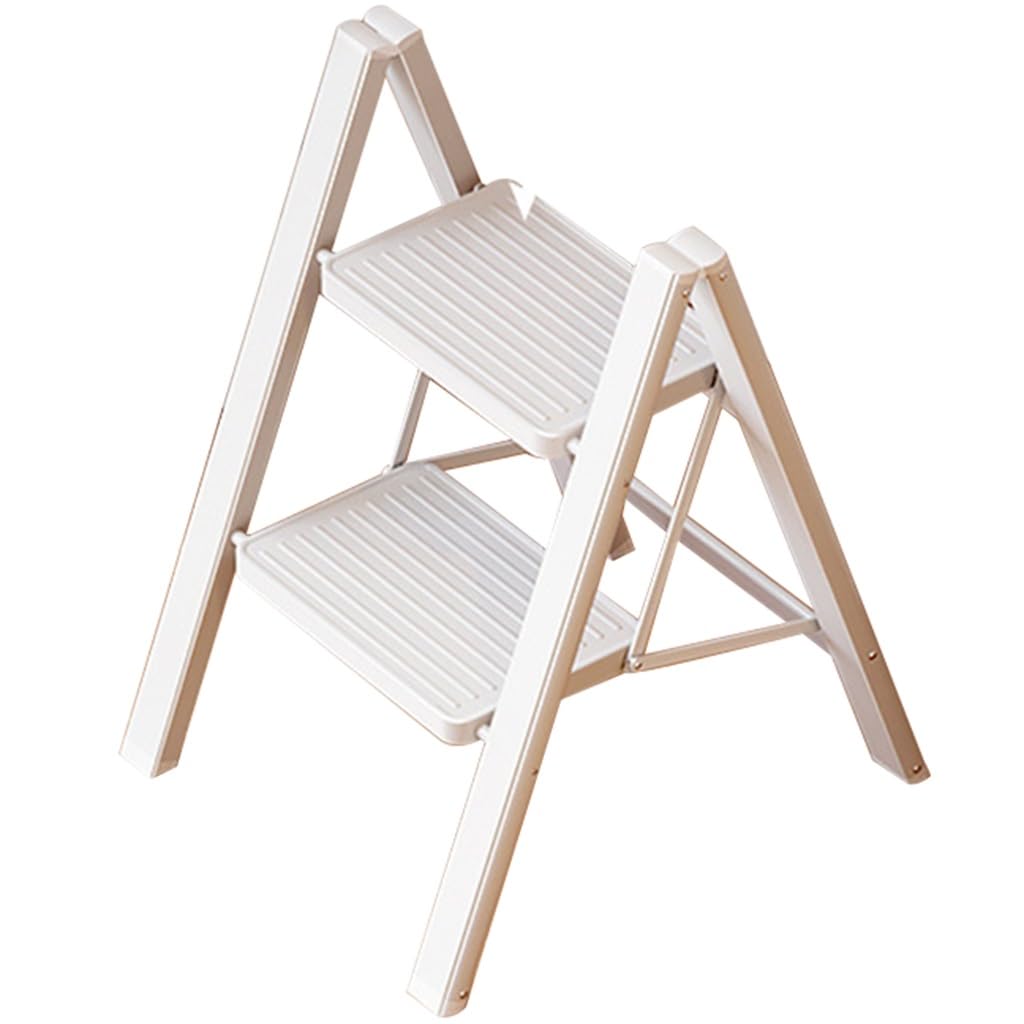Chaise escabeau pour la chambre et étagère de rangement intégrée