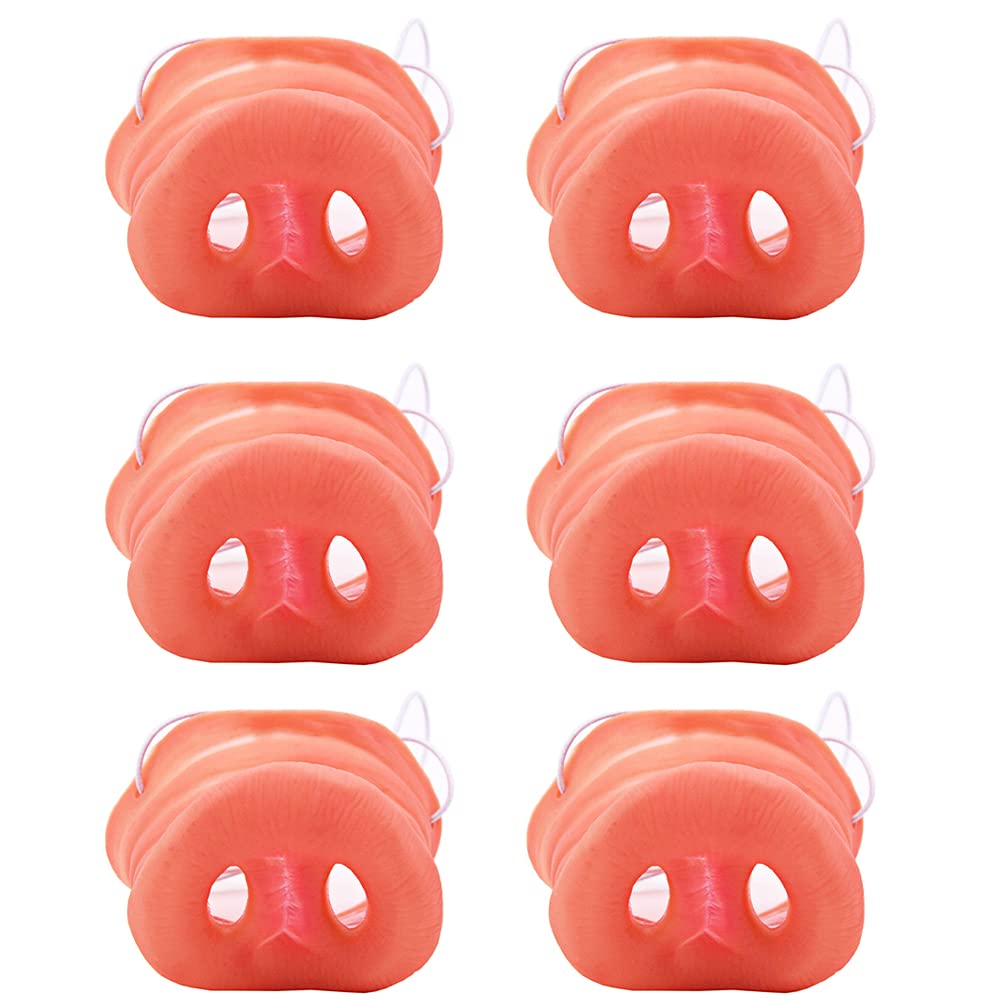 Funny Latex Pig Snout Pig Nose Costume Snout Adult Child Kid Halloween Cosplay Party Creative Mask Simulation Prop Holiday Decor