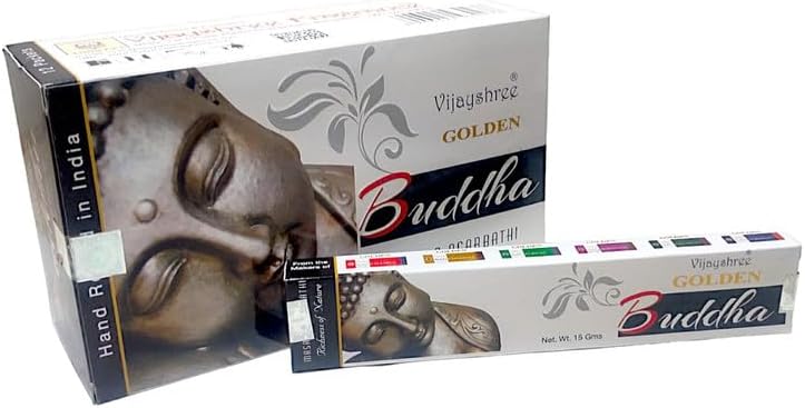 Golden Nag Palo Santo Masala Incense Joss Stick Natural Handmade Agarbatti Rolled Moulded Bamboo Stick 12 Pack 15 gm