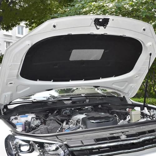 Tapis isolant capot moteur VW Touareg 2011-2018 coton noir