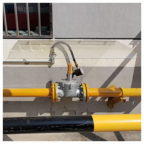 Vordach für Haustür Überdachung, Draussen Garten Veranda Haustürvordach Schattenspender, Klar Polycarbonatplatten für Regen-Schnee-Schutz, Skalierbar ( Color : Clear , Size : 40x240cm/16x94in-3PCS ) Cover