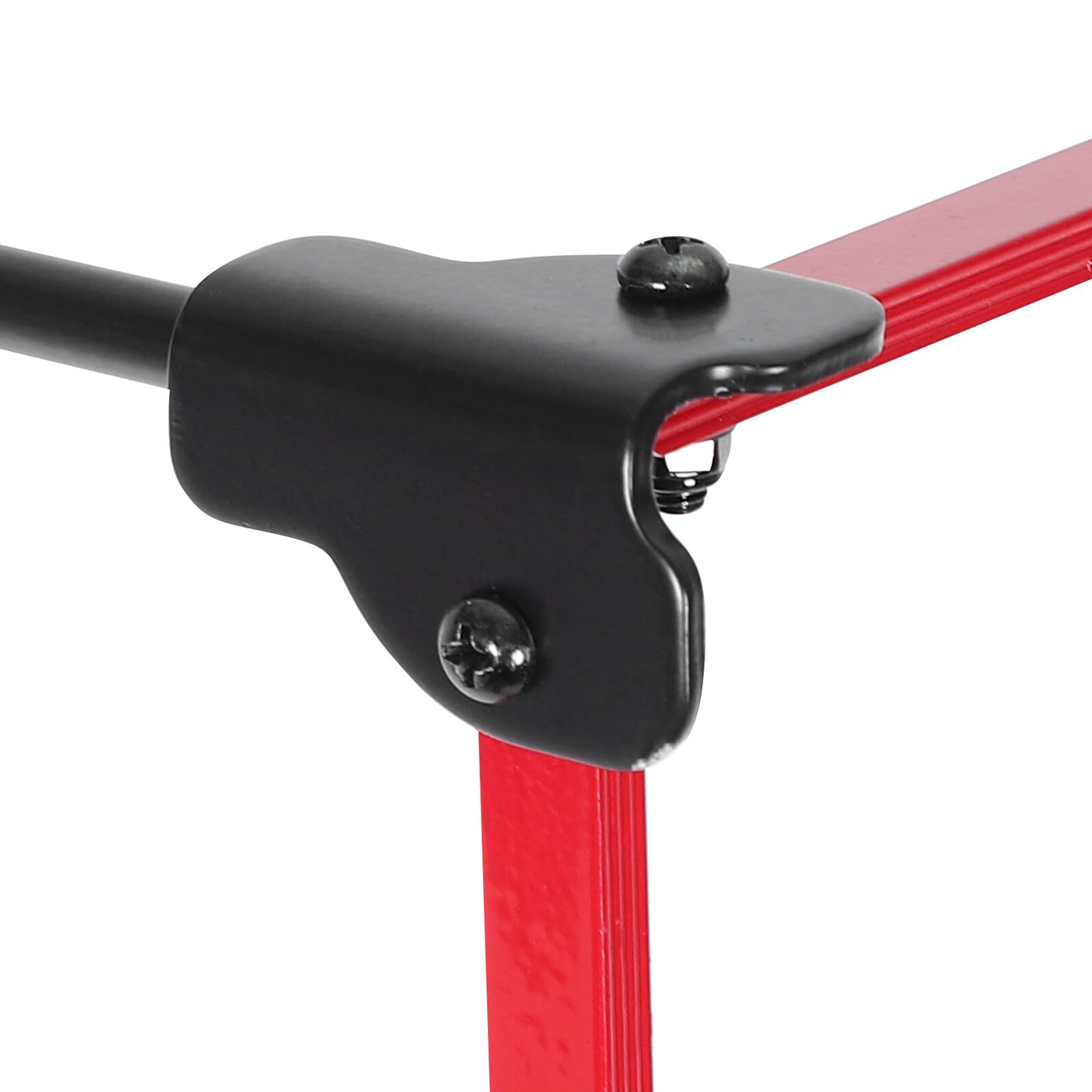Rotes Leichtes Fußball Kicking Tee aus Metall mit Rutschfester Funktion für Jugend und Erwachsenen Fußballtraining und Wm Feier Deko dem Platz