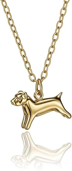 14K Gold Charm Necklace, Dainty 3D Animal Pendant Collection with Bear, Dancer, Bunny, Ballerina Shoe Charms for Dance Recital Gifts Friends Birthday, Anniversary