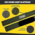 Heavy Duty Wrist Wraps & Lifting Straps – Weightlifting Wrist Wraps for Men with Silicone Grip & Padding – Gym Wrist Straps for Weightlifting - Image 4