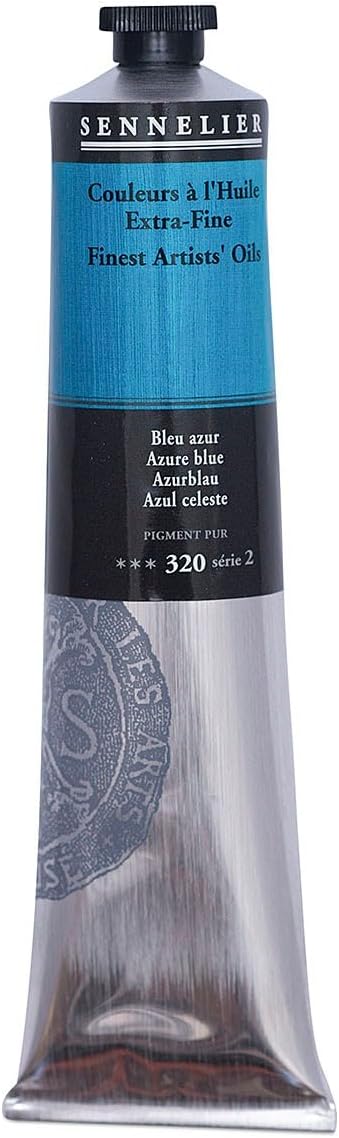 Sennelier Artists Color Oil Paint, 6.76 Fl Oz (Pack of 1), Azure Blue S2