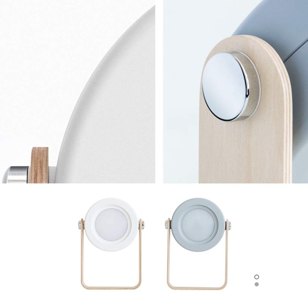 Piccola Lampada Da Tavolo LED Pieghevole: Luce Da Lettura A Batteria, Girevole 360°, Compatta Da Viaggio