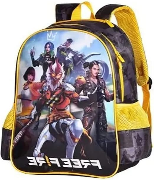 Mochila Infantil Escolar | Mochila de Costas Gamer para Escola e Passeio, 36cm largura x 18cm profundidade x 44cm altura