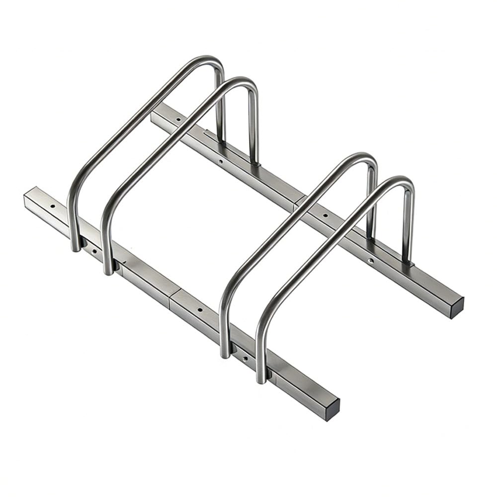 Greenfields Modular Bike Parking Rack – Durable Metal Bicycle Storage System for Garage, Shed or Outdoor Use, Secure Floor or Wall Mounted Stand for Multiple Bikes (2 Bicycles)