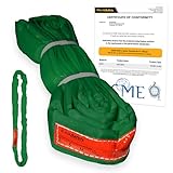 Heavy Duty Lifting Strap - Anaconda - Endless Loop Strap for Industrial Lifting Slings - Green - 2