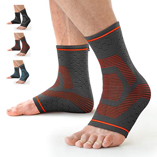 Bretelle Unisex Per Caviglia – Supporto Elastico Avvolgente, Coppia Unica, Taglie S/M/L/XL (Nero, Verde, Blu, Arancione)